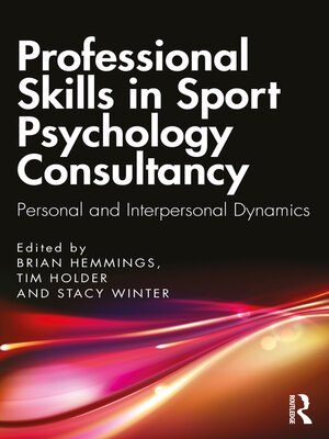 cover image of Professional Skills in Sport Psychology Consultancy